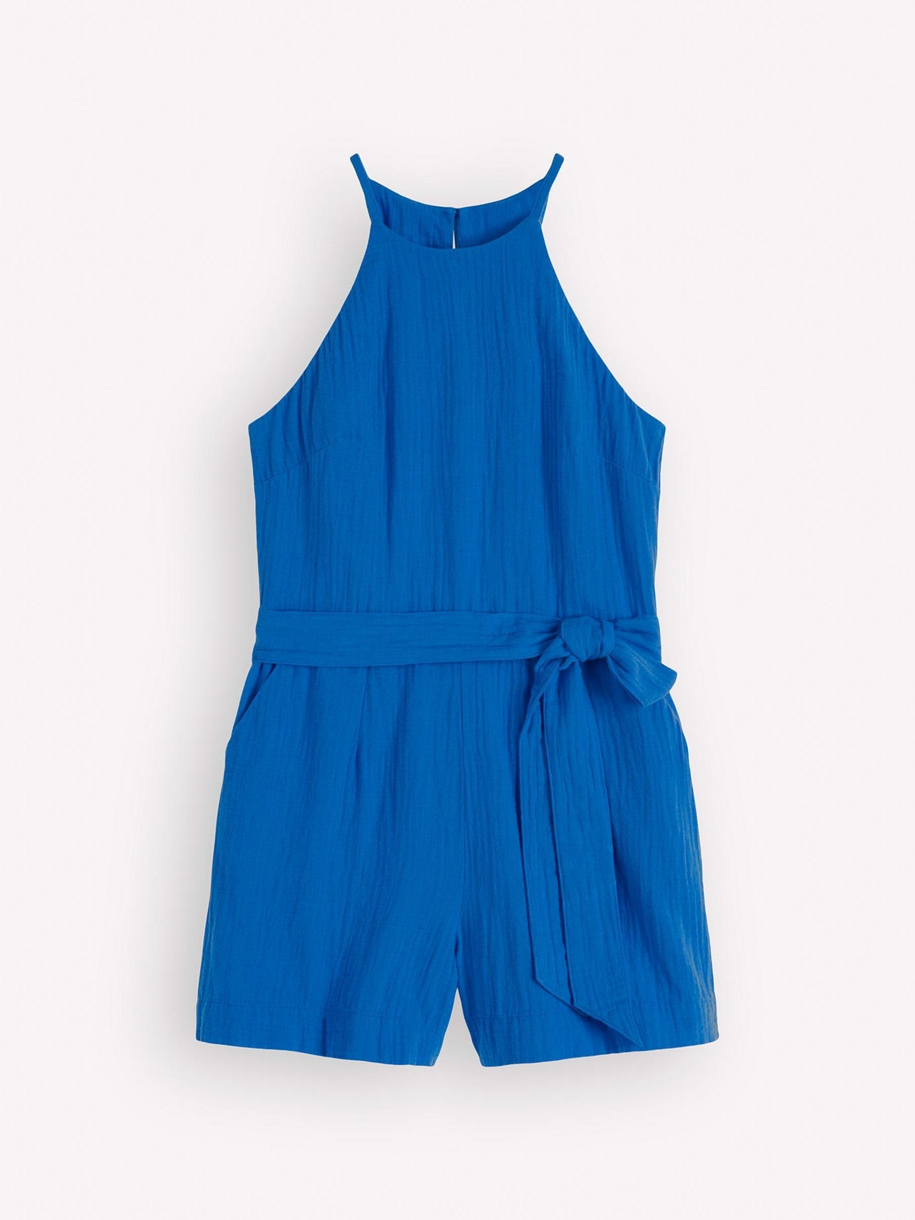 Boden Blue Rosa Double Cloth Playsuit - Image 5 of 5